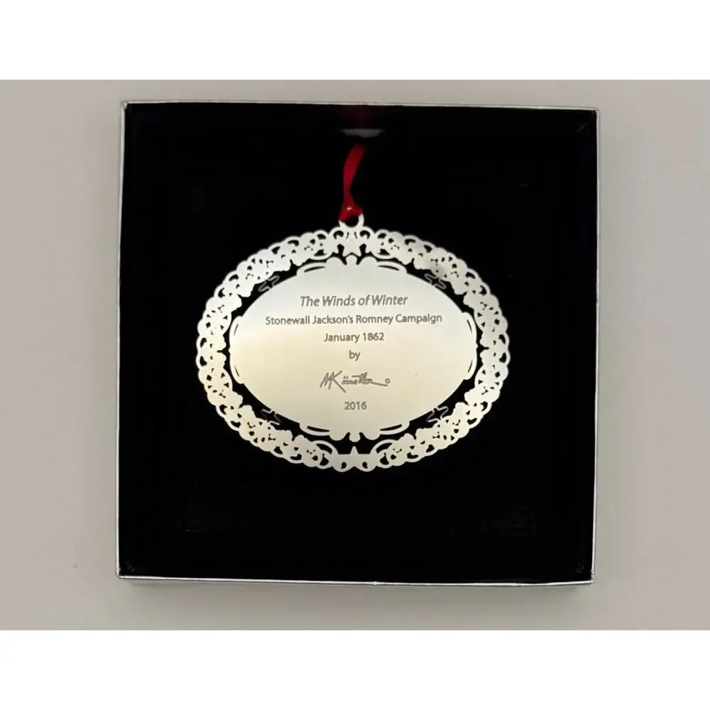 Mort Kunstler 2016 The Winds of Winter #572 Civil War Christmas Ornament